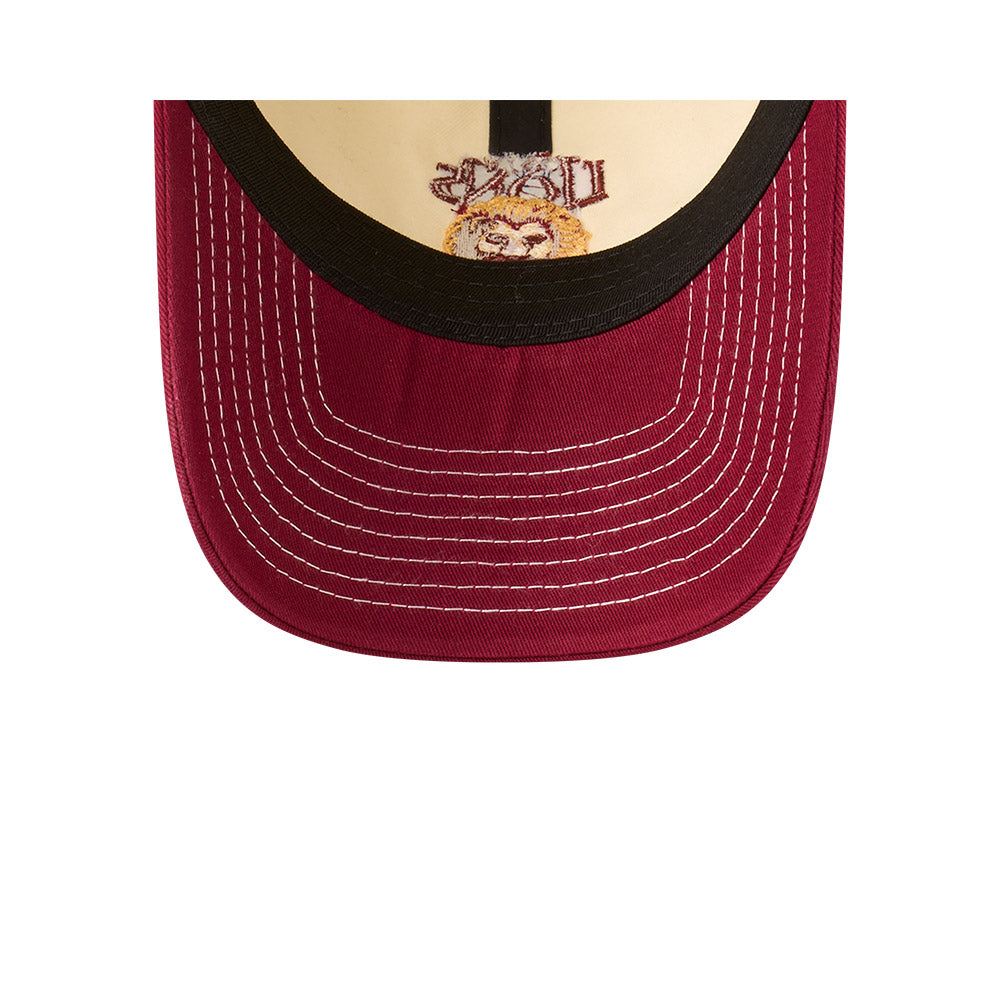 Brisbane Lions Hat - 2025 AFL 2Tone Chrome Contrast Casual Classic Strapback Cap - New Era